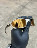 Óculos Juliet Plasma Gold Café / Kit Marrom