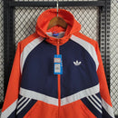 Corta Vento - Adidas Originals Laranja e Azul